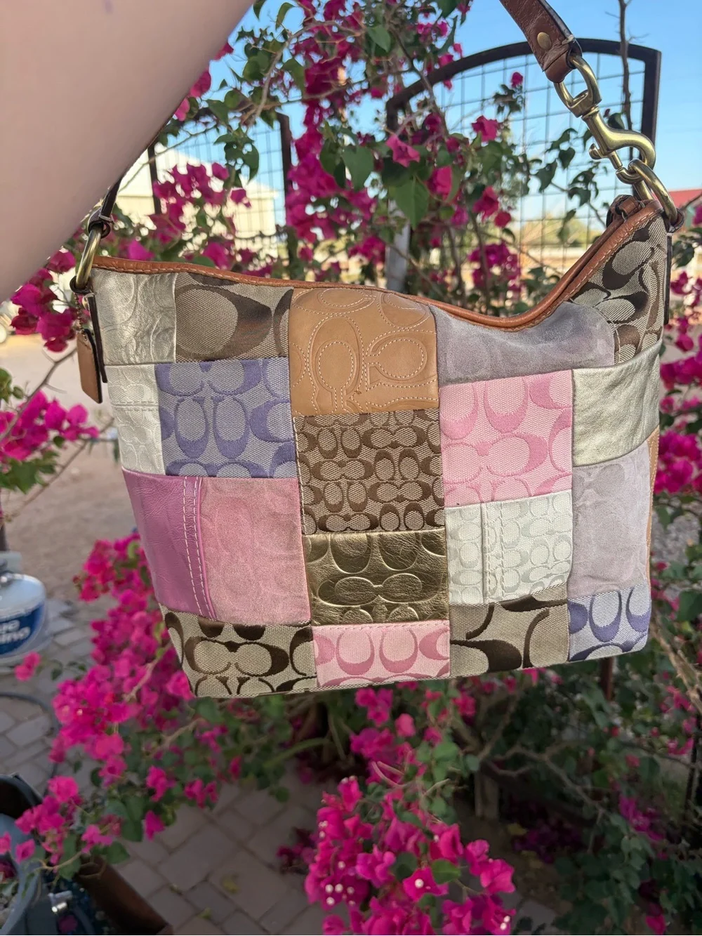 Vintage Coach Patchwork Bag - Picture 2 of 10